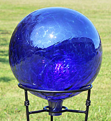 Cobalt Blue Gazing Ball