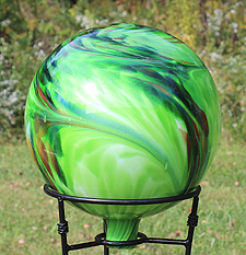 Green Gazing Ball